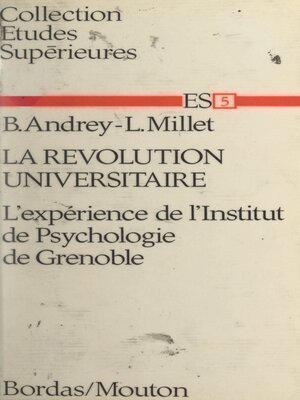 cover image of La révolution universitaire